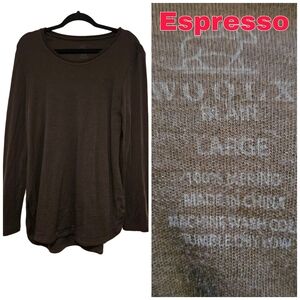 Espresso Women's Crew Neck Sweater